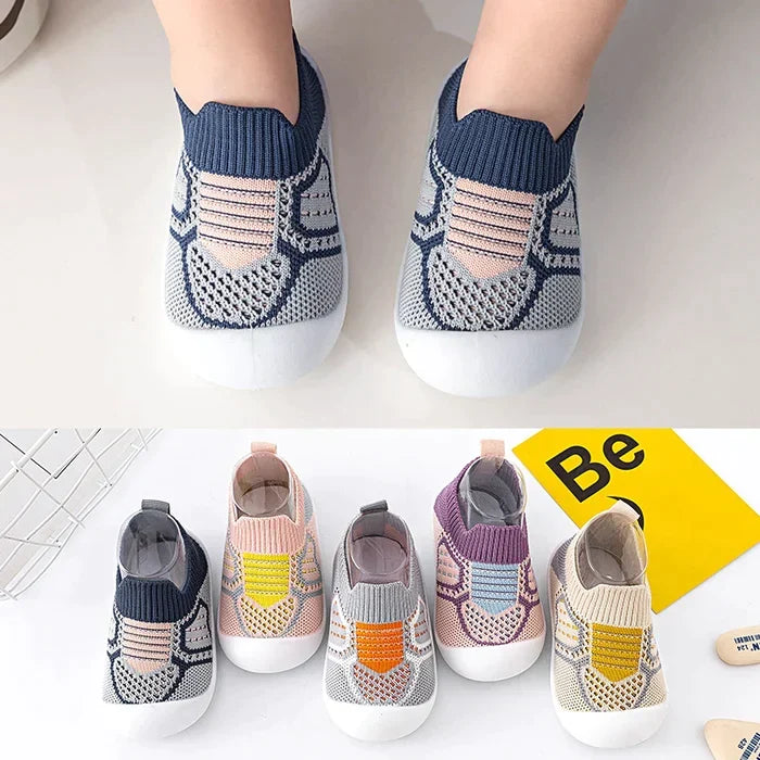 Antislip babyslofjes met zachte zool babyschoentjes sokjes loopsteun grip voor baby's peuters 6-36 maanden | Sulvida