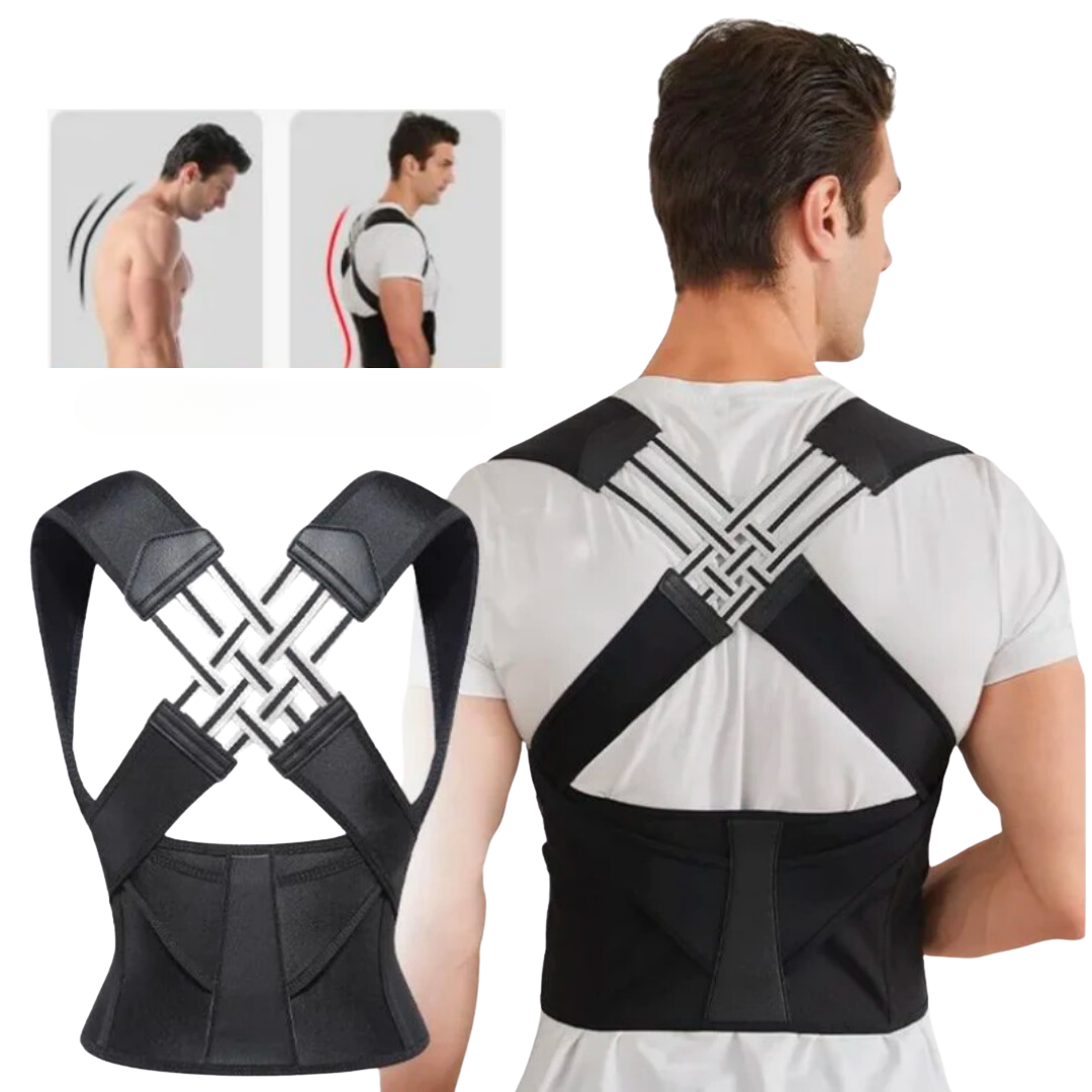 Correcteur de posture invisible, soutien dorsal pour se tenir droit, entraînement, réglable et confortable au quotidien | Sulvida