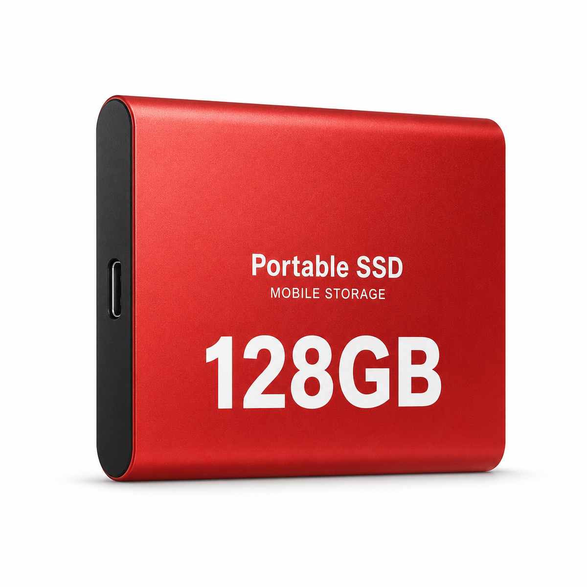 Externe SSD 128GB Aluminiumbehuizing Ultra-Snel USB 3.1 Type-C 540MB/s Overdrachtssnelheid Draagbare Opslag | Sulvida