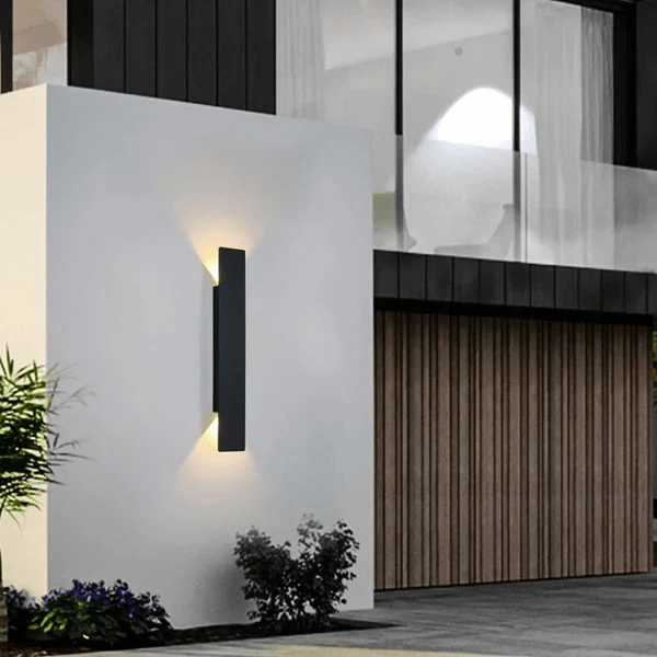 Aluminium LED-Wandlamp Waterdicht IP65 Zwart Wit Buiten Binnen Elegant Design Energiezuinig Sfeervol | Sulvida
