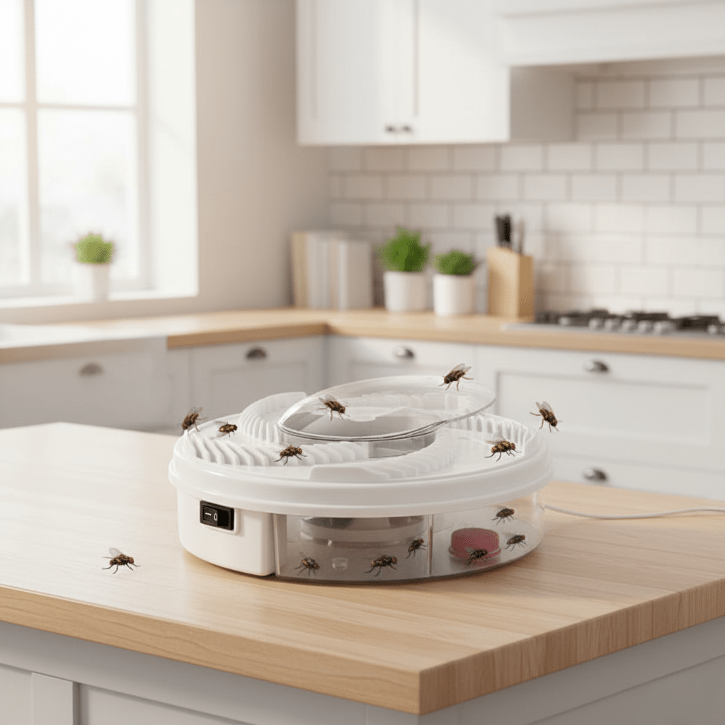 Elektrische Vliegenvanger Fluisterstil USB Insectenlamp Vliegen Muggen Wespen Keuken Woonkamer Tuin Terras | Sulvida