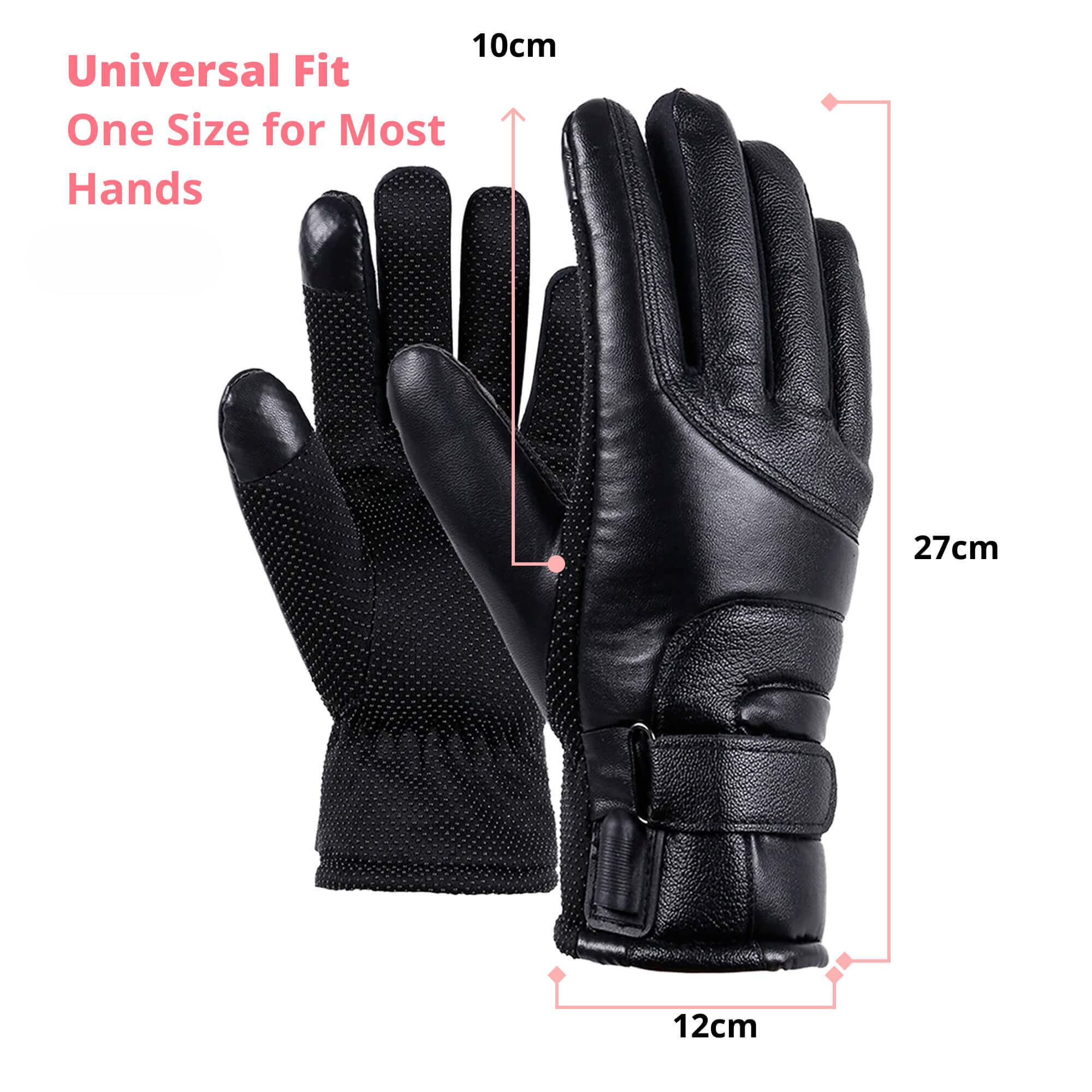 Verwarmde Handschoenen met Touchscreen en USB-Oplaadbaar – Waterdichte Winterhandschoenen voor Dames | Sulvida