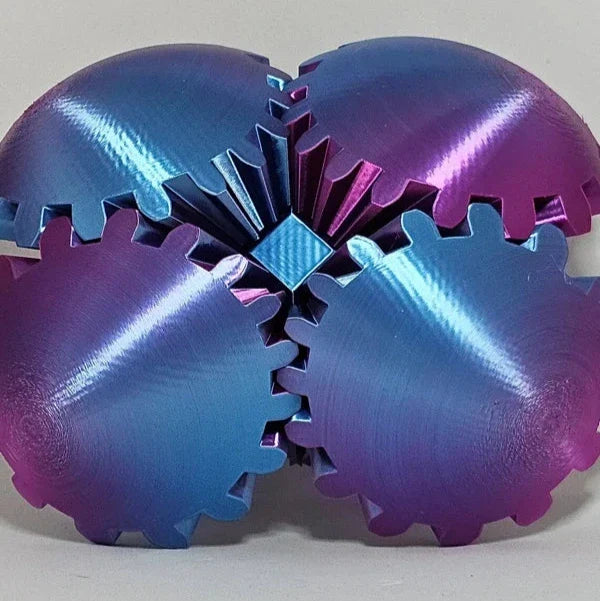 Balle antistress 3D à engrenages rotatifs pour soulager le stress et l'agitation, jouet sensoriel pour adultes et enfants | Sulvida