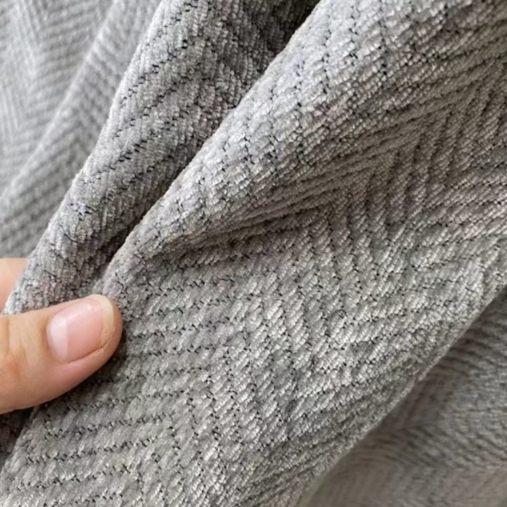 Bankhoes Chenille met Kwastjes Groen Grijs Blauw Oranje Crème Waterafstotend Huisdieren Afwasbaar Duurzaam | Sulvida