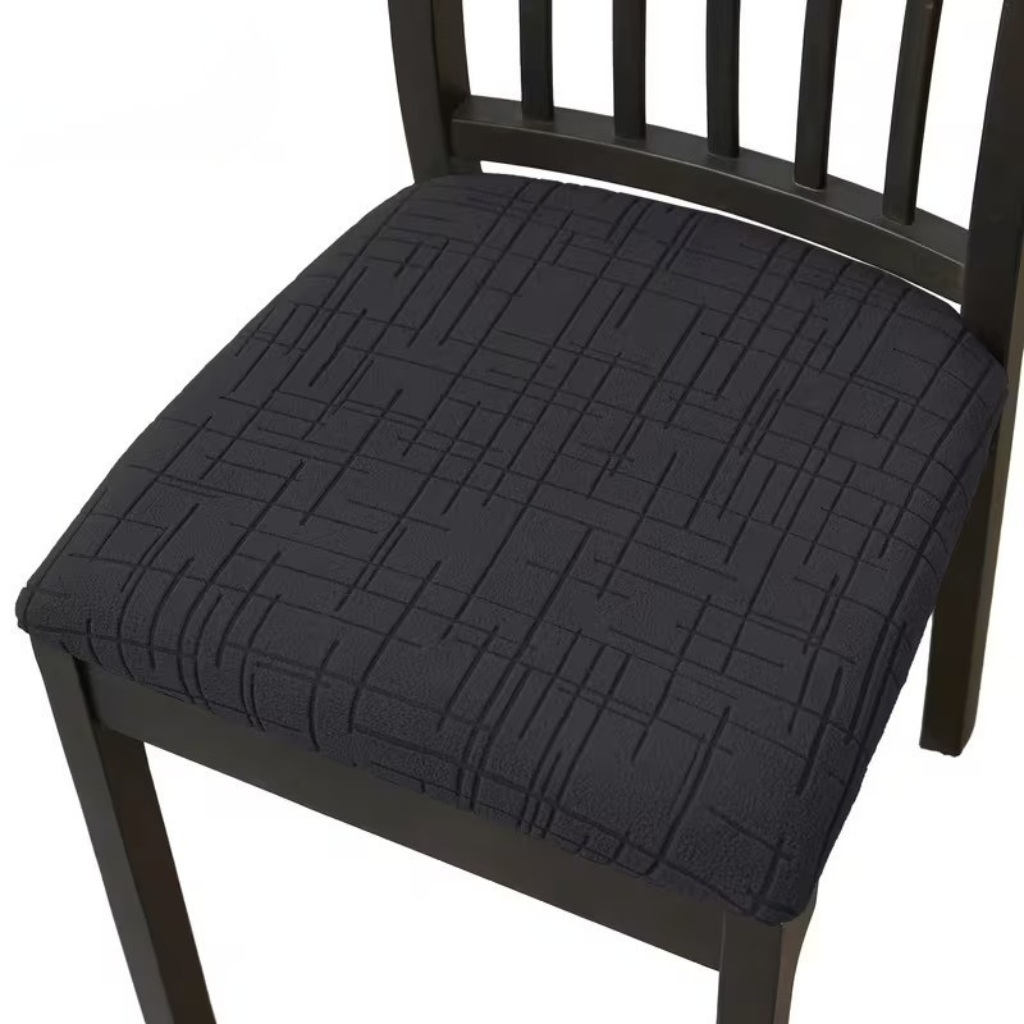 Housses de chaise extensibles pour protection de chaises de salle à manger, souples et confortables, en beige, kaki, gris, noir et vert | Sulvida