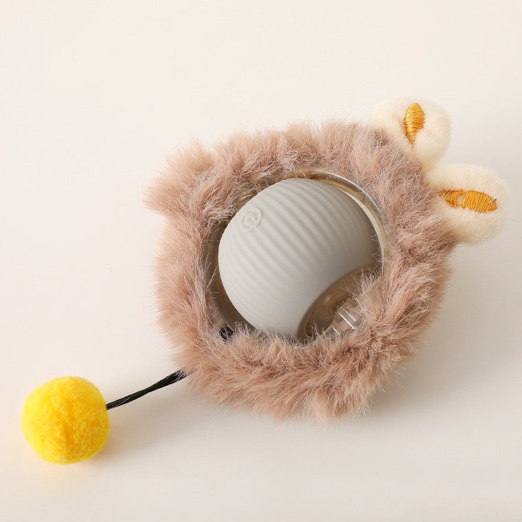 Oplaadbaar Interactief Kattenspeelgoed met Bewegingssensor Automatische Rollende Bal USB Actief Speeltje | Sulvida