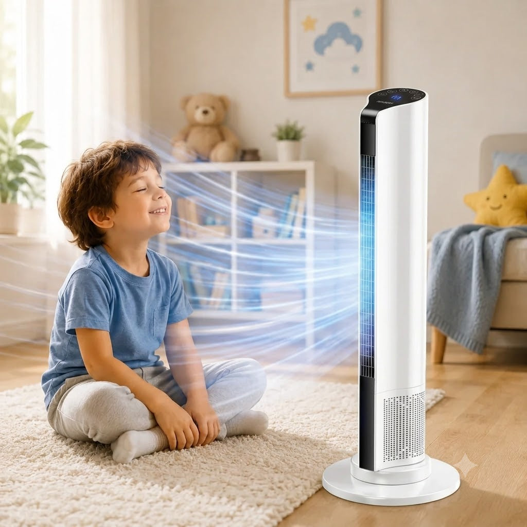 Mobiele Aircooler Staand Koeltoestel Draagbare Airconditioner Binnengebruik Verrijdbaar Koelsysteem Thuiskantoor | Sulvida