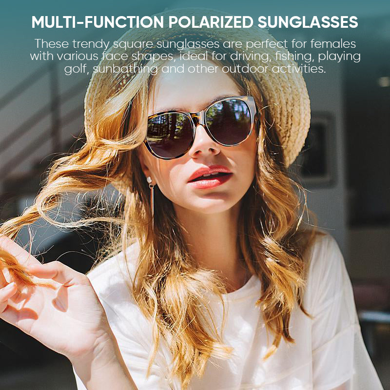 Overzetbril met Gepolariseerde Lenzen UV400 Cat-Eye Design – Pasbril over je Normale Bril | Sulvida