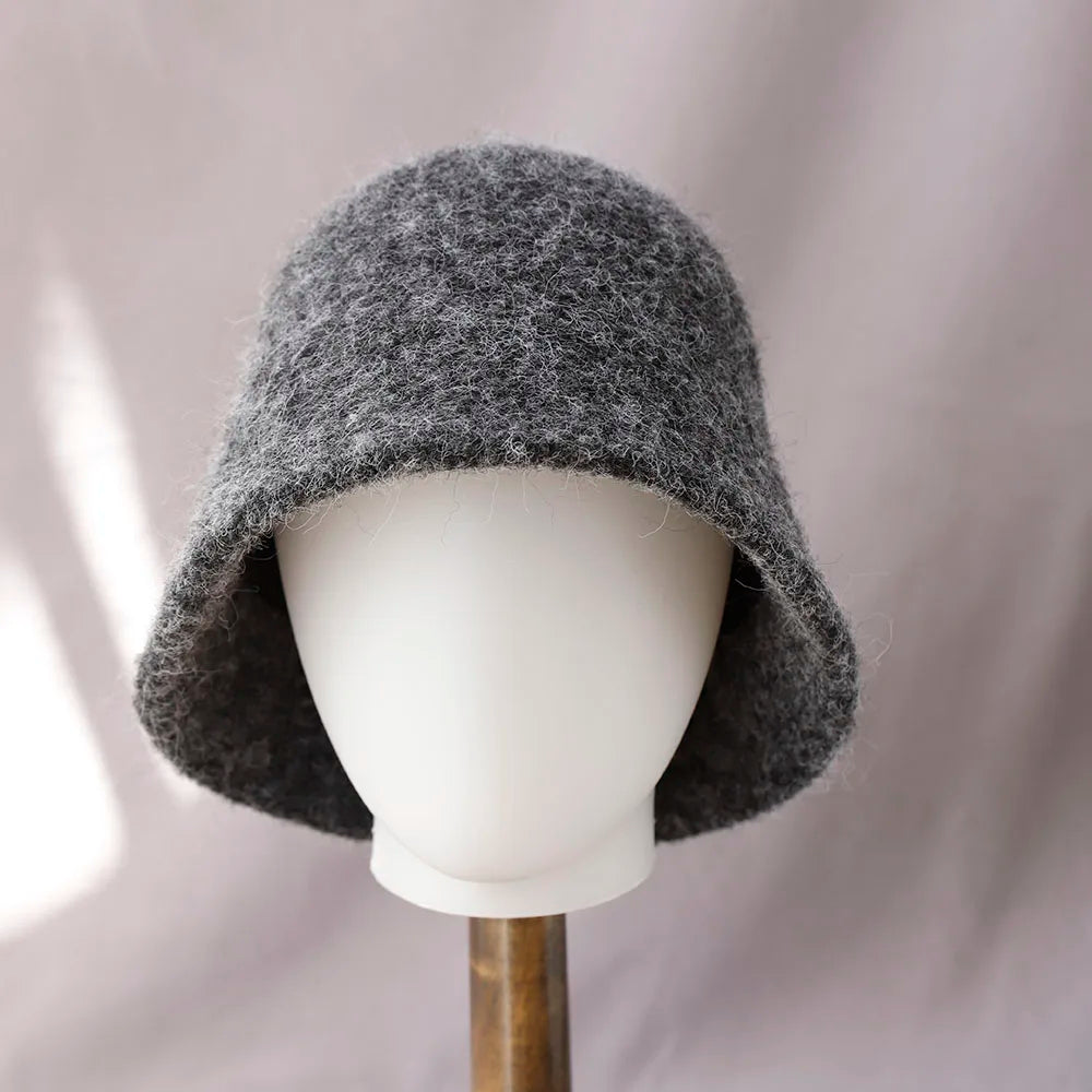 Wollenhoeden voor Dames – Vissersmuts Winterhoed Bucket Hat Warm & Comfortabel Tijdloos Design Streetwear | Sulvida