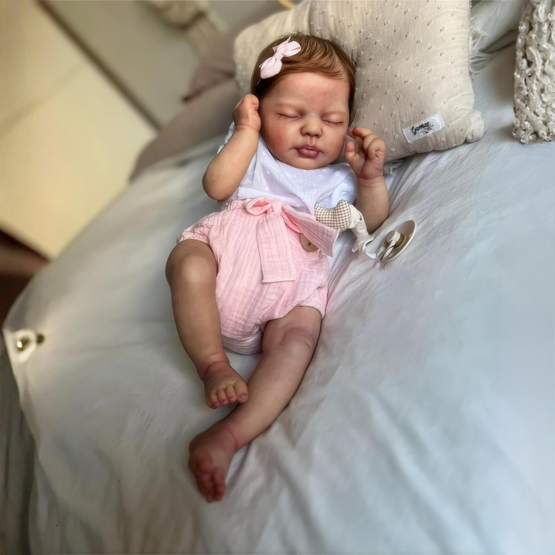 Levensechte Babypop van Zachte Silicone – Realistische Details voor Verzamelaars en Ontspannende Knuffeluurtjes | Sulvida