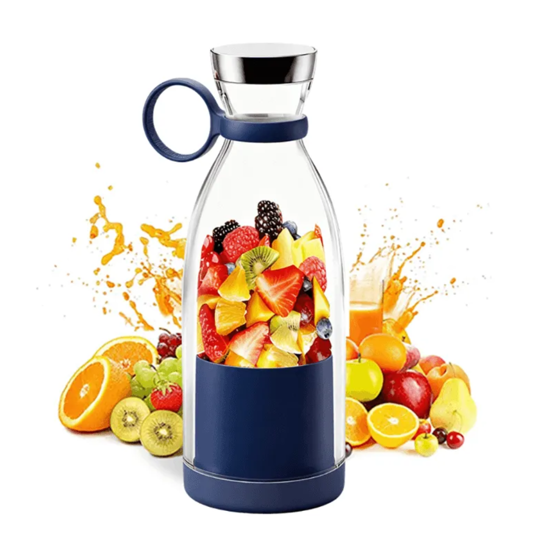 Draagbare smoothie blender oplaadbaar met drinkfles fruit mixer reis keuken shake sportdrank USB power | Sulvida