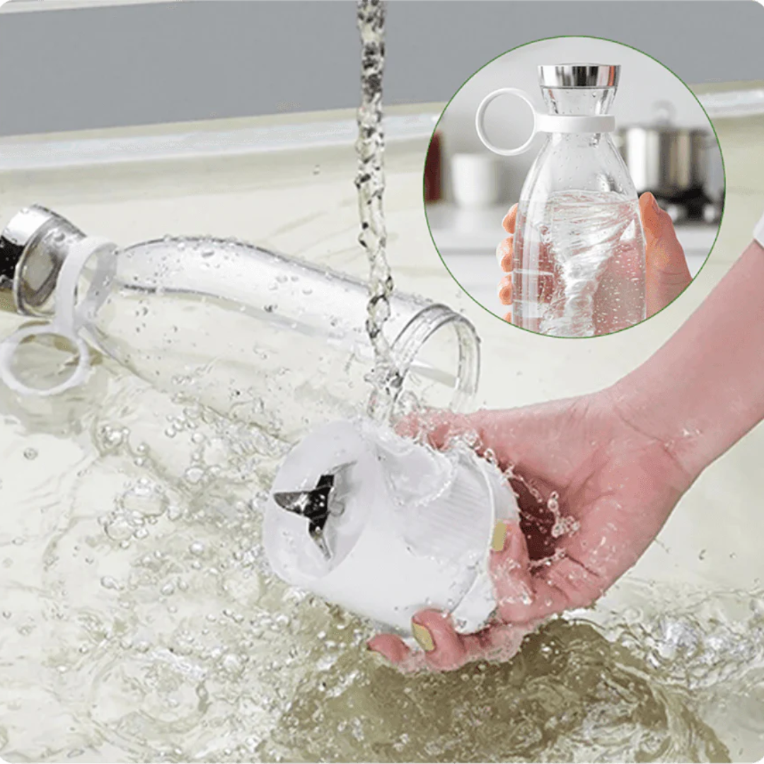 Draagbare smoothie blender oplaadbaar met drinkfles fruit mixer reis keuken shake sportdrank USB power | Sulvida