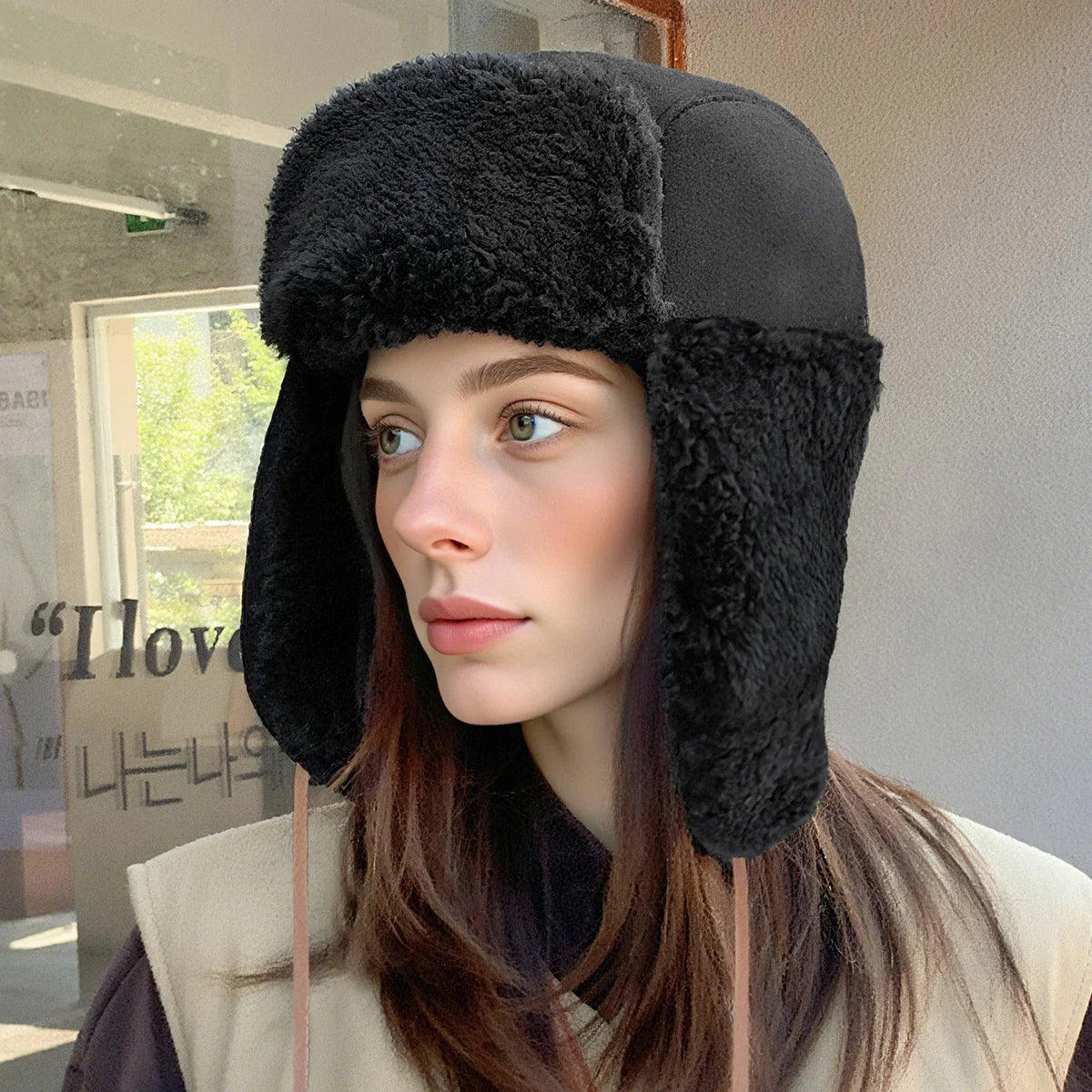 Fleece Bomberhoeden Winter Flapped Trappermuts Warm Overslapmuts met Oren Unisex Sneeuw Outdooractiviteiten | Sulvida