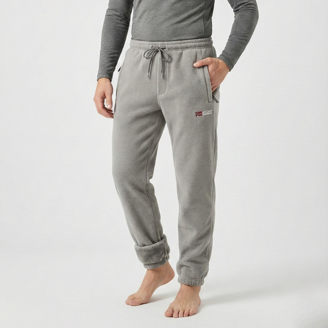 Fleece Skibroek Dik Winterbroek voor Dames en Heren met Elastische Tailleband Warme Voering Winterkleding | Sulvida