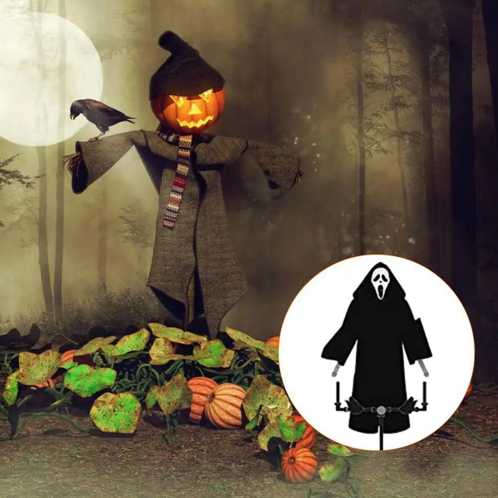Hangend Spookfiguur Halloween Decoratie Gewaad Skelet Tuindeco Horrorpop Buiten Horror Griezel Feestdecoratie | Sulvida