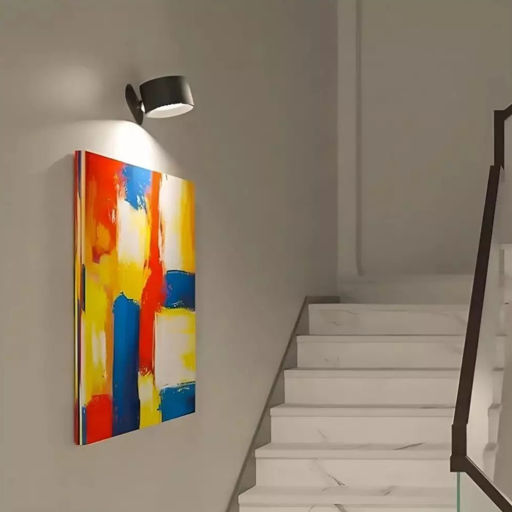 Draadloze LED Wandlamp Oplaadbaar met Afstandsbediening Magnetische Bevestiging Cilindrisch Design Sfeerlicht | Sulvida
