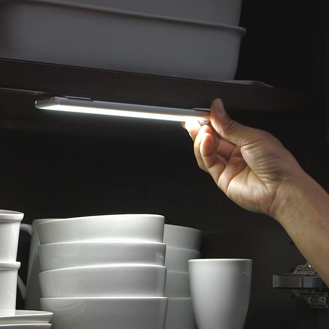 Draadloze LED-Spot 20cm Dimbaar met Bewegingssensor Instelbare Helderheid Oplaadbaar via USB-C Warm Wit Koel Wit Neutraal Wit Magnetische Bevestiging | Sulvida