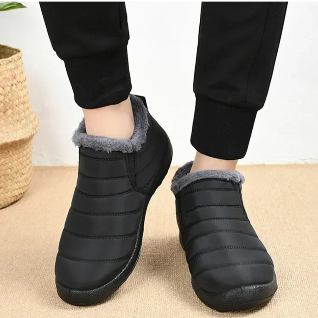 Waterdichte Dameslaarzen Winter Warm Gevoerd Platte Zool Comfortabel Wandelen Sneeuw Regen Outdoor Dames | Sulvida