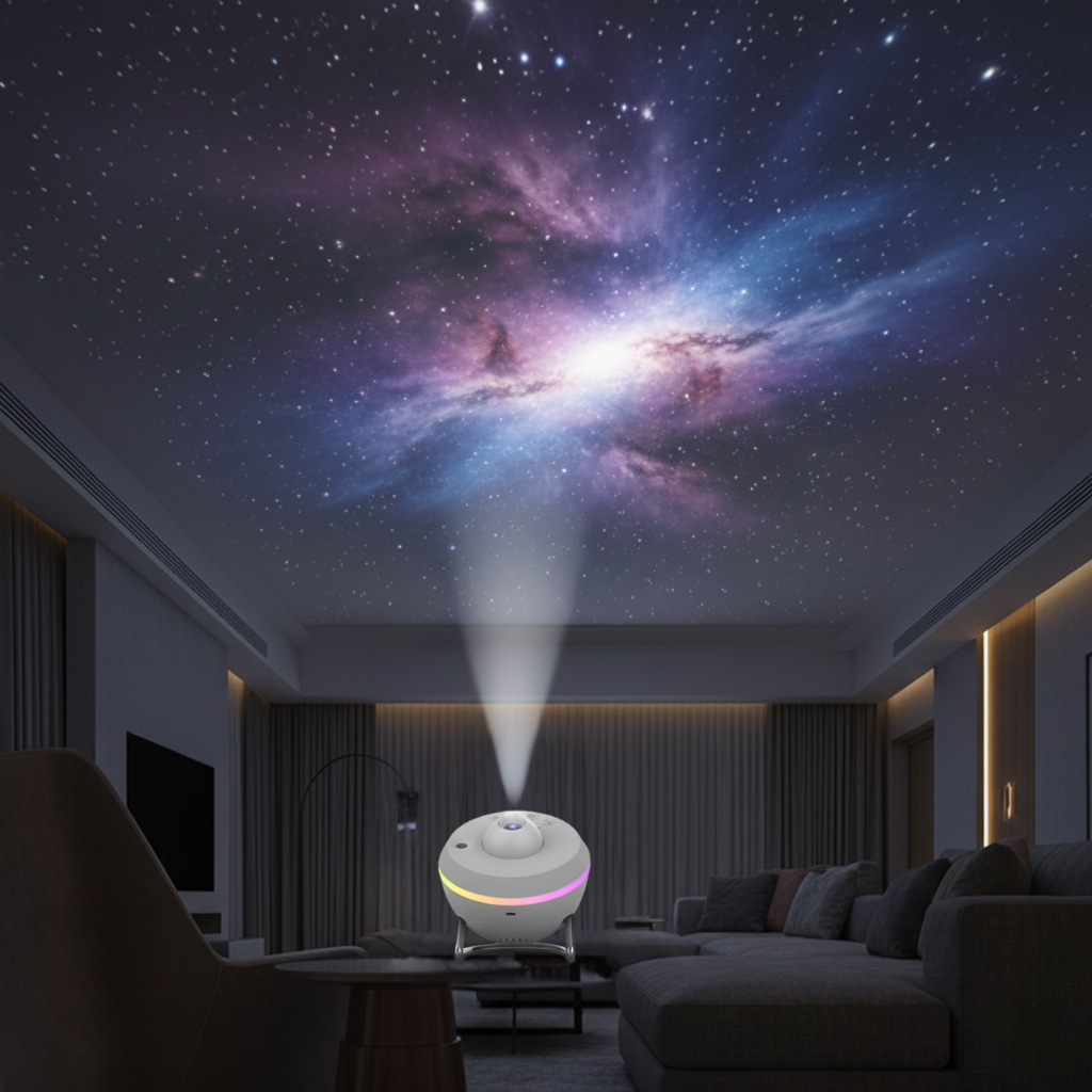 Sterrenhemel Projector met Uitwisselbare Schijven Melkweg Sterrenlicht Plafond Nachtlampje Sfeerverlichting | Sulvida