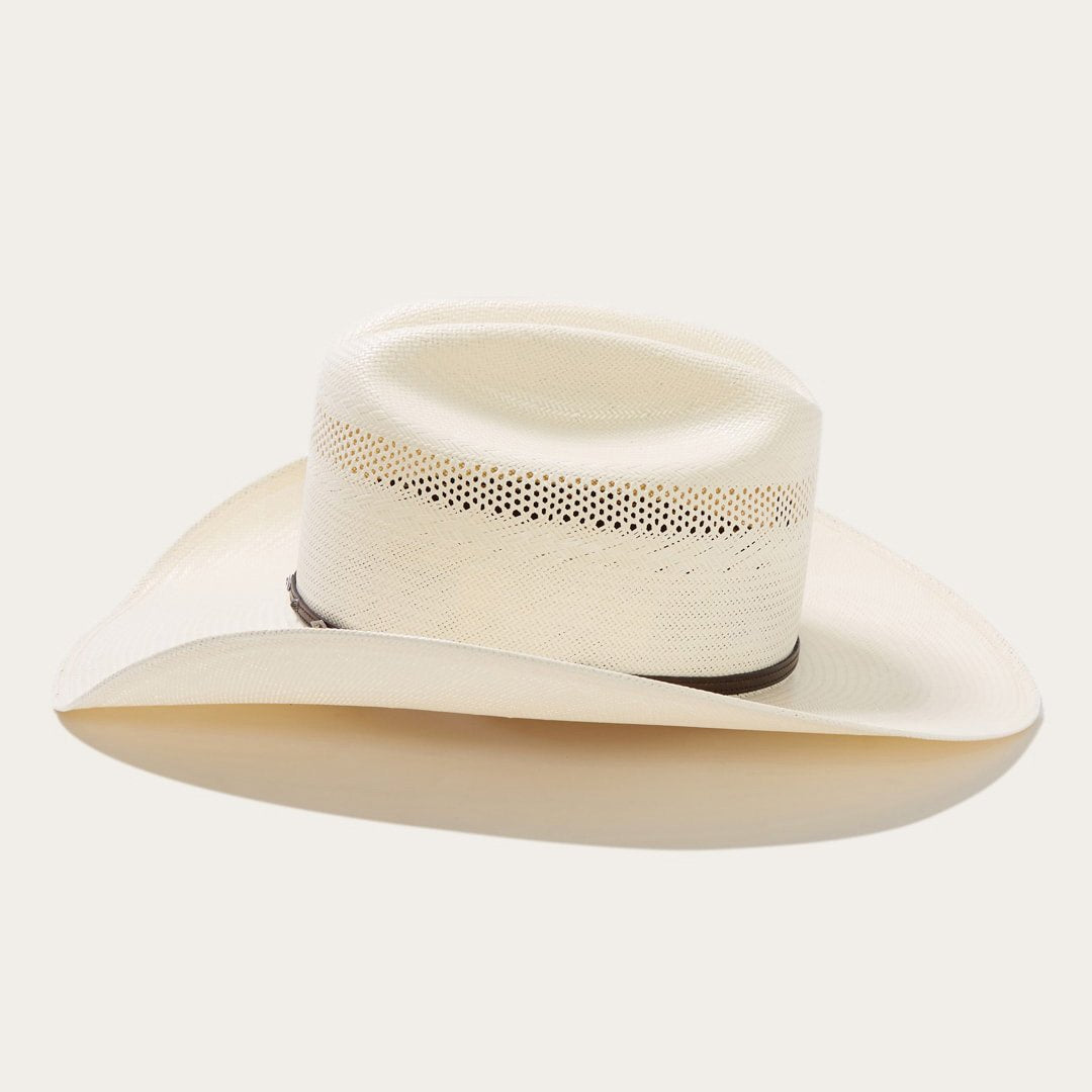 Strohoed Cowboy Ventilerend Cattleman Crown Naturel Instelbaar Klassieke Western Unisex Zomerhoed Outdoor | Sulvida