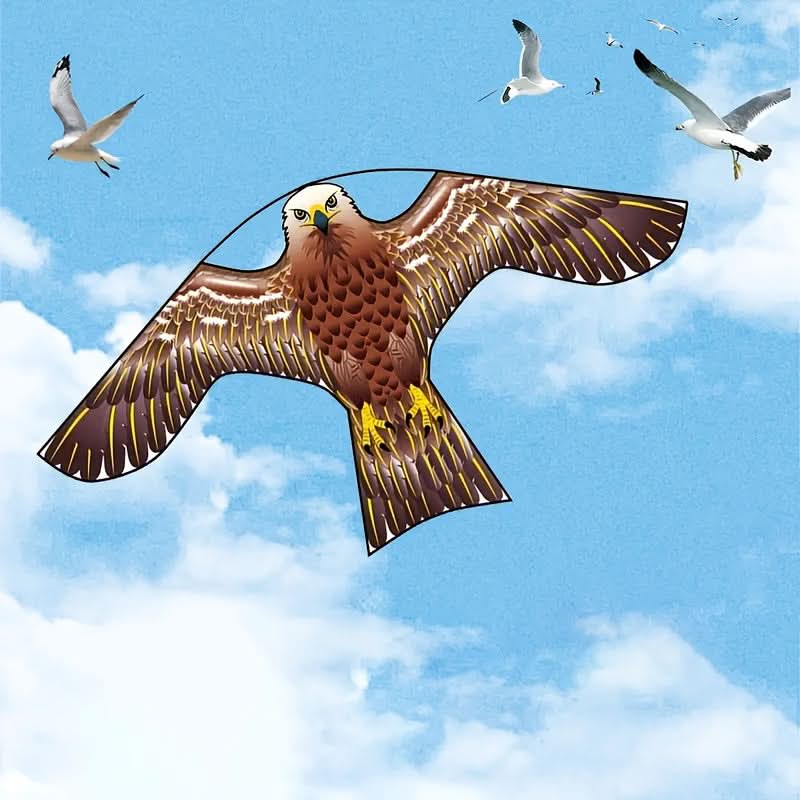 Épouvantail en forme d’oiseau en vol pour jardin, exploitation agricole et balcon, système de suspension répulsif pour oiseaux de proie | Sulvida