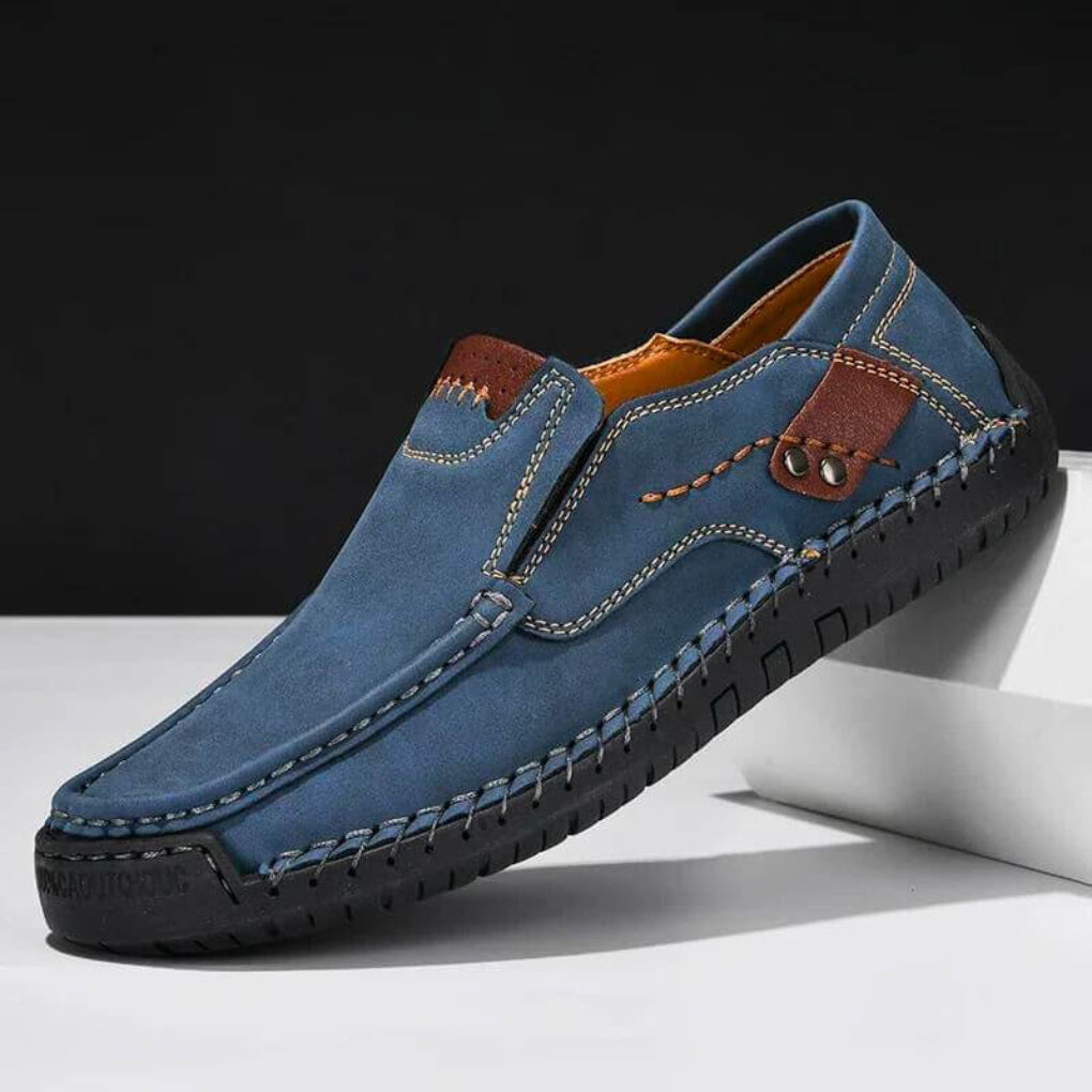 Orthopedische Instapschoenen Heren met Boogsteun Antislip Ademend Canvas Loafers voor Dagelijks Gebruik | Sulvida
