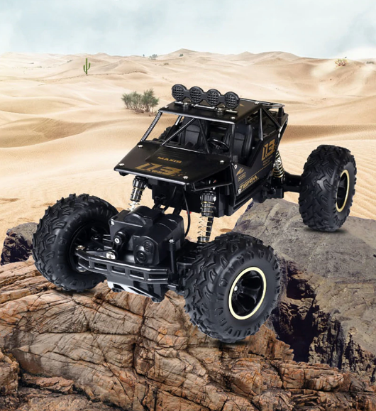 Afstandsbestuurbare Monstertruck RC Auto 4x4 All-Terrain met Rubberen Banden voor Kinderen en Volwassenen | Sulvida
