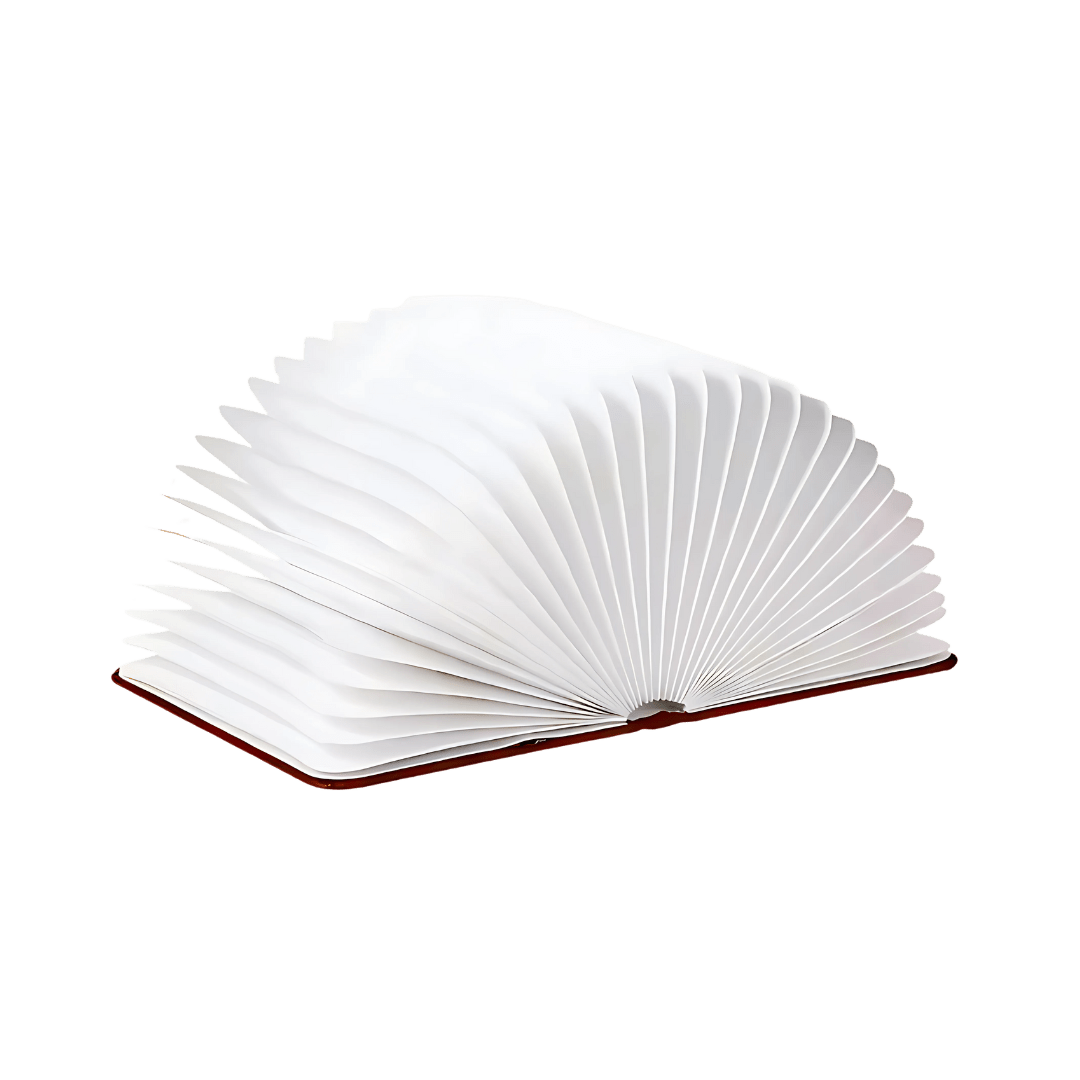 Opklapbare Tafellamp met LED Boekvorm Design 360° Verstelbaar Oplaadbaar Sfeerlicht Nachtlampje Leeslamp | Sulvida