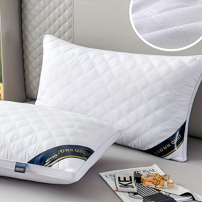 Slaapkussens Hypoallergeen Set van 2 Kussens 60x60 cm Ademend Matras Hoofdkussen Hotelslaap Microvezel | Sulvida