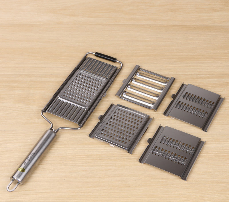 Rasp Set RVS 4 Stuks Keukenhulp Fijn Grof Snijden Groente Fruit Kaas Multifunctioneel Scherp Ergonomisch Keuken | Sulvida