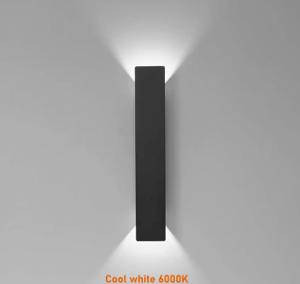 Aluminium LED-Wandlamp Waterdicht IP65 Zwart Wit Buiten Binnen Elegant Design Energiezuinig Sfeervol | Sulvida