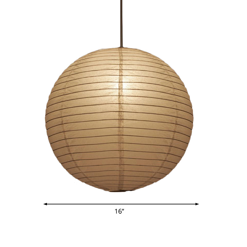 Papieren Hanglamp Wit Lantaarn Ø29-41-57cm Scandinavisch Design E27 Pendellamp Eetkamer Slaapkamer Woonkamer | Sulvida