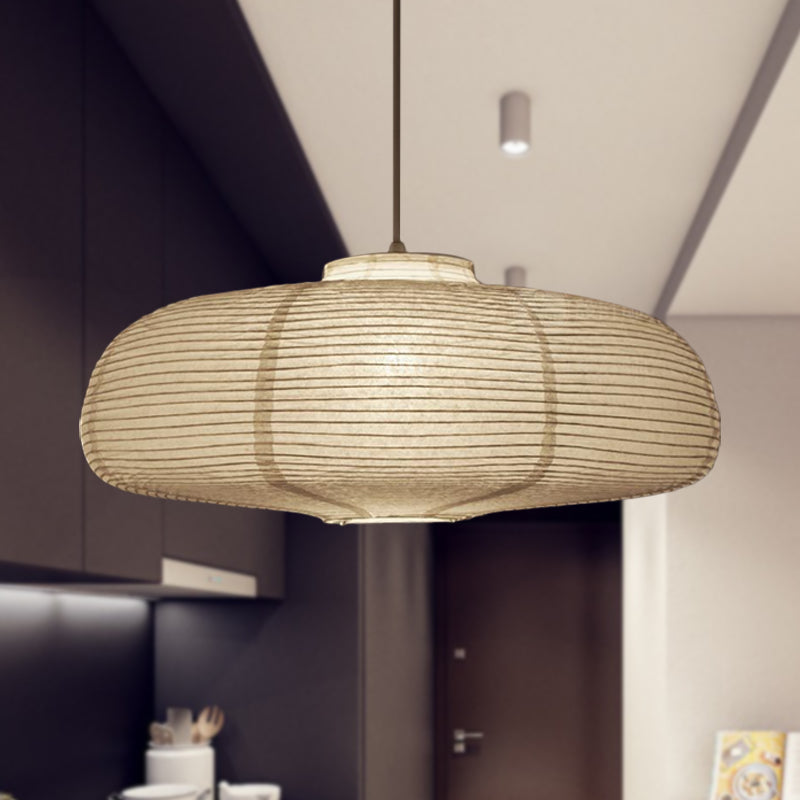 Papieren Hanglamp Wit Lantaarn Ø29-41-57cm Scandinavisch Design E27 Pendellamp Eetkamer Slaapkamer Woonkamer | Sulvida