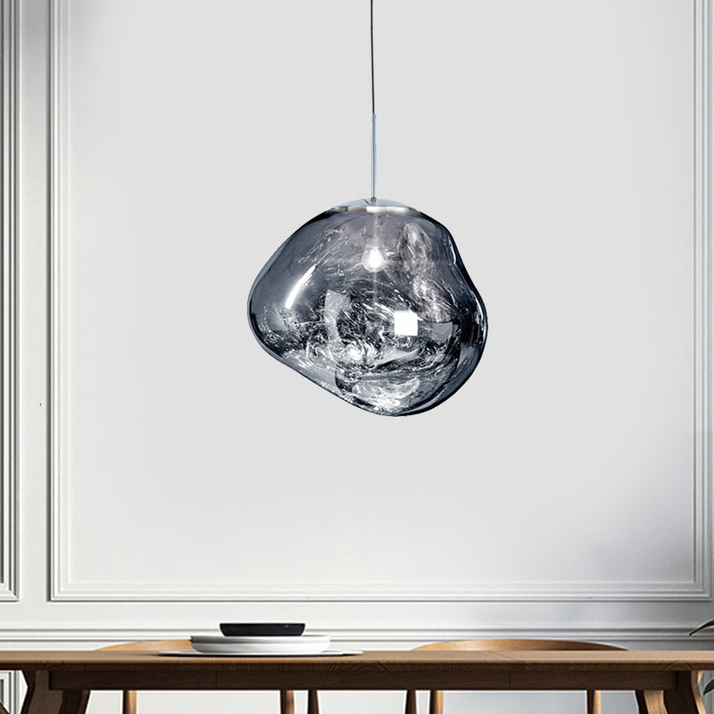 Glazen Hanglamp Metaal Eetkamer Verlichting Modern Design Woonkamer Plafondlamp Drie Kleuren Dimbaar Sfeerverlichting | Sulvida