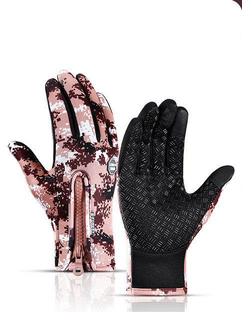 Thermische Handschoenen Touchscreen Winter Sporthandschoenen Winddicht Warm Fleece Fietsen Hardlopen | Sulvida