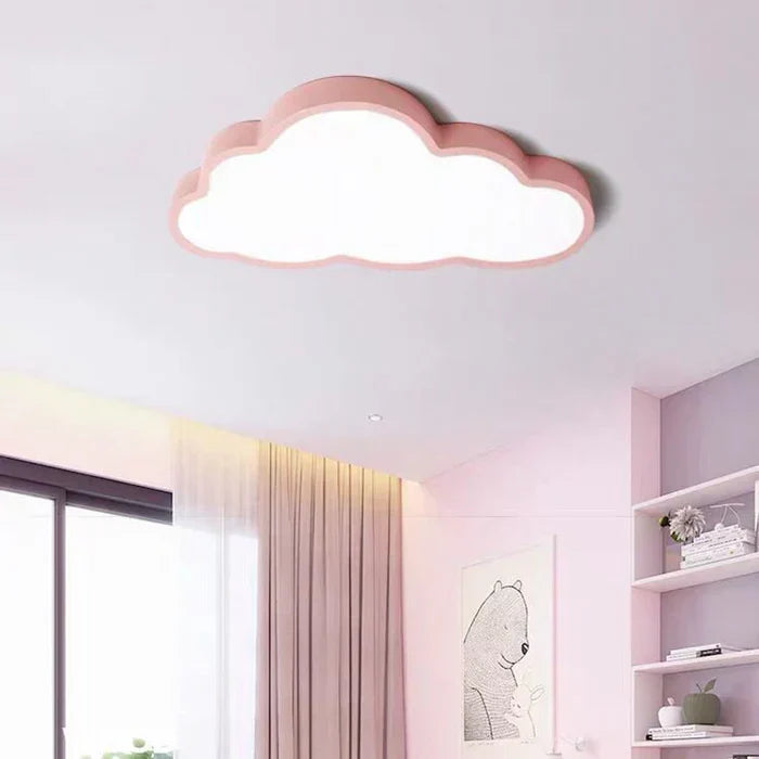 Wolkvormige Kinderkamer Plafondlamp met Zachte Verlichting – Energiezuinig LED-Lichtarmatuur | Sulvida