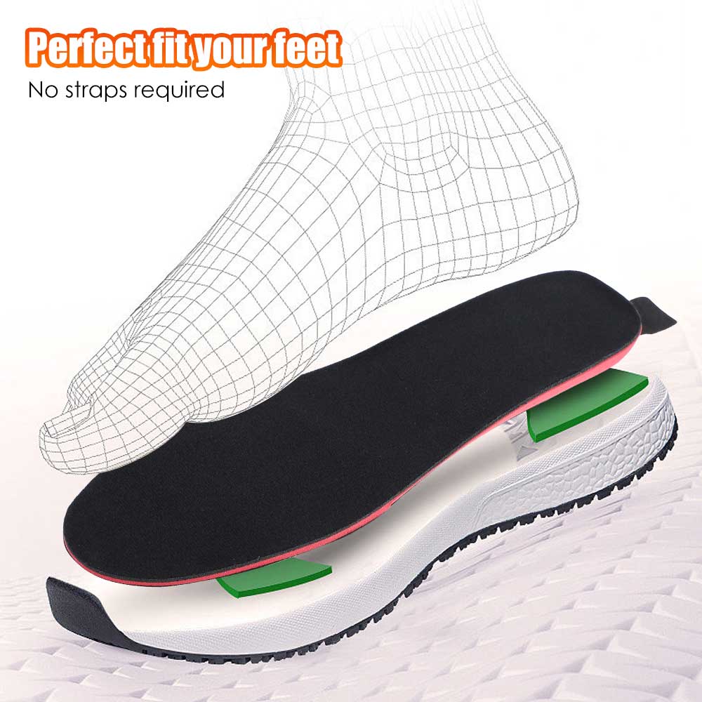 Verwarmde Inlegzolen Oplaadbaar 10 uur Warmte 3 Standen Winterschoenen Thermozolen Unisex Voetverwarming | Sulvida