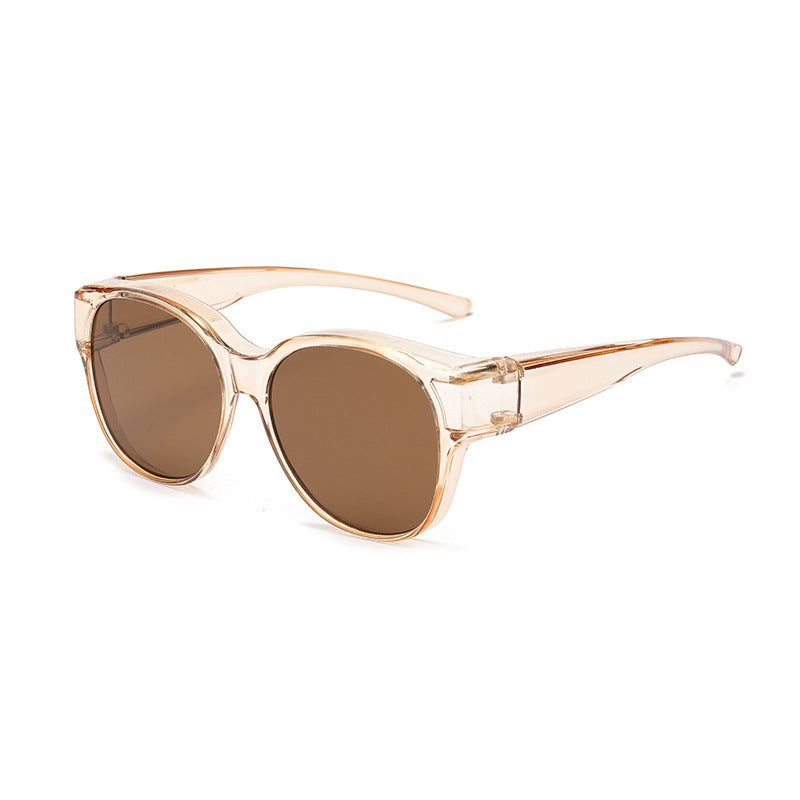 Overzetbril met Gepolariseerde Lenzen UV400 Cat-Eye Design – Pasbril over je Normale Bril | Sulvida