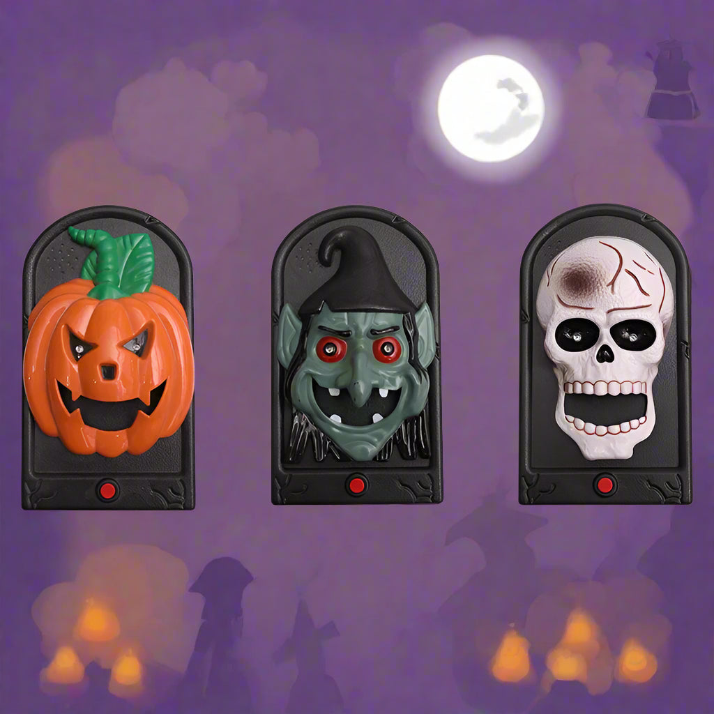 Halloween Deurbel met Bewegingssensor – Griezelige Geluidseffecten en Spannende Sfeer voor Spookhuis Feesten | Sulvida