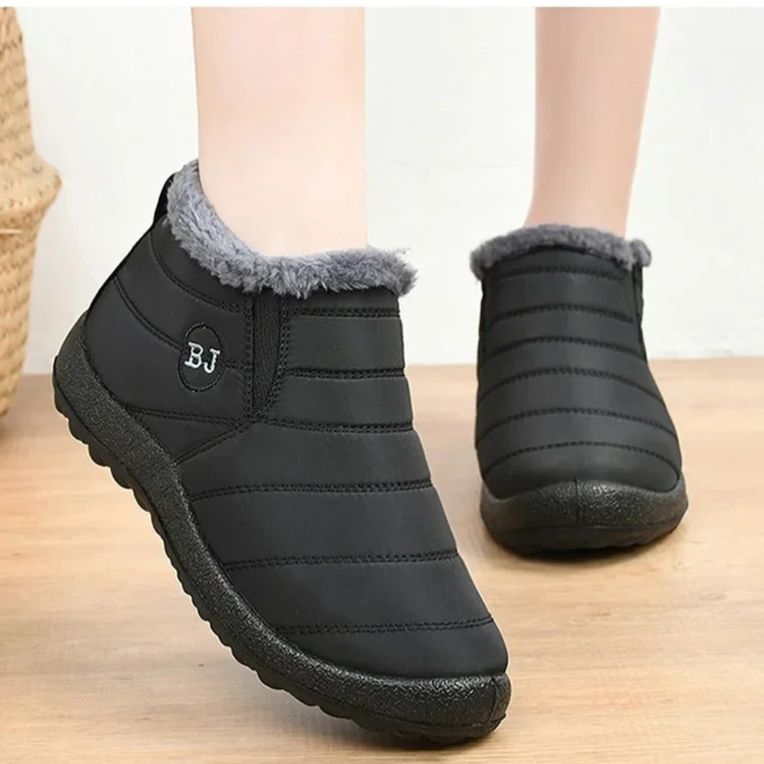 Waterdichte Dameslaarzen Winter Warm Gevoerd Platte Zool Comfortabel Wandelen Sneeuw Regen Outdoor Dames | Sulvida