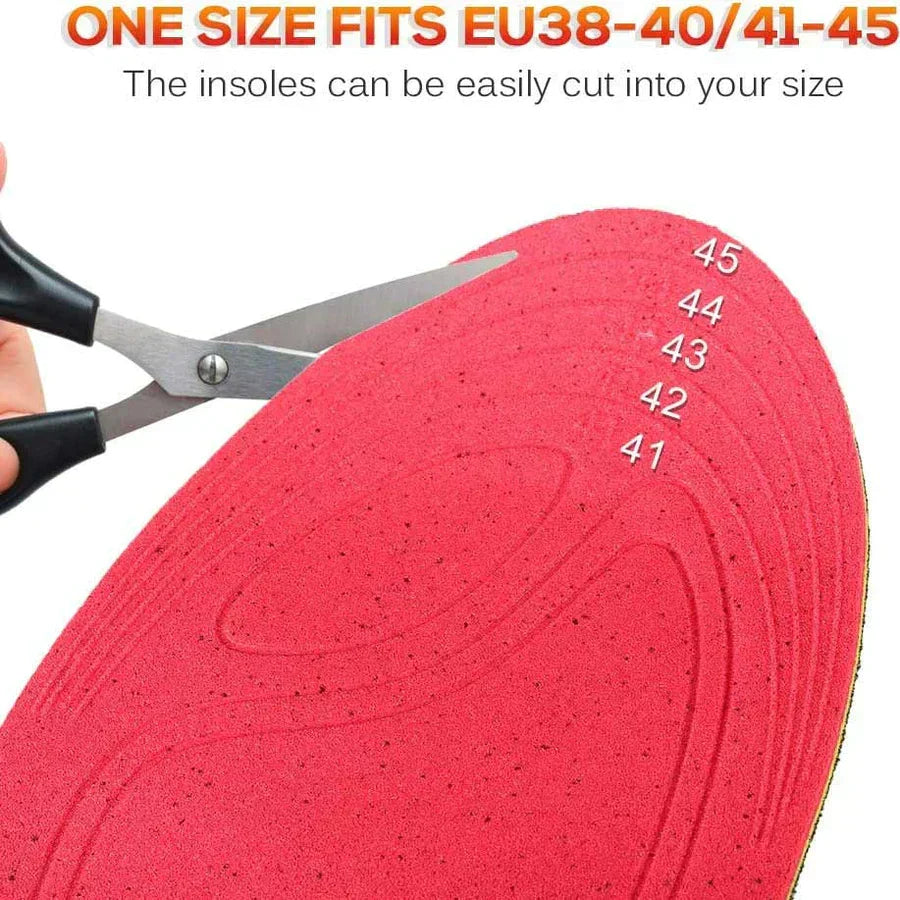 Verwarmde Inlegzolen Oplaadbaar 10 uur Warmte 3 Standen Winterschoenen Thermozolen Unisex Voetverwarming | Sulvida