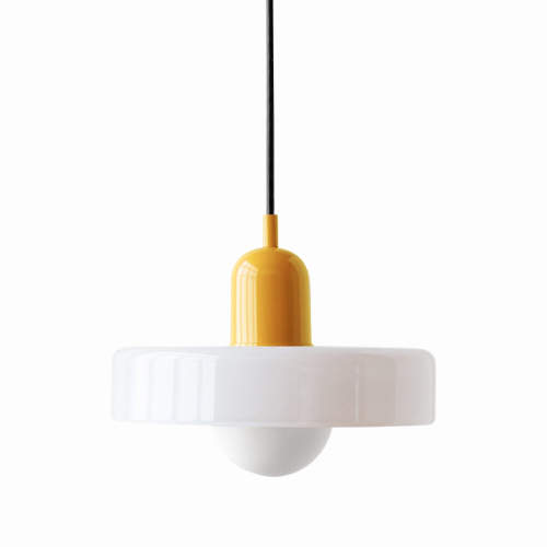 Glazen hanglamp verstelbare kabel ronde pendellamp eettafel woonkamer verlichting modern design sfeervolle ruimte | Sulvida