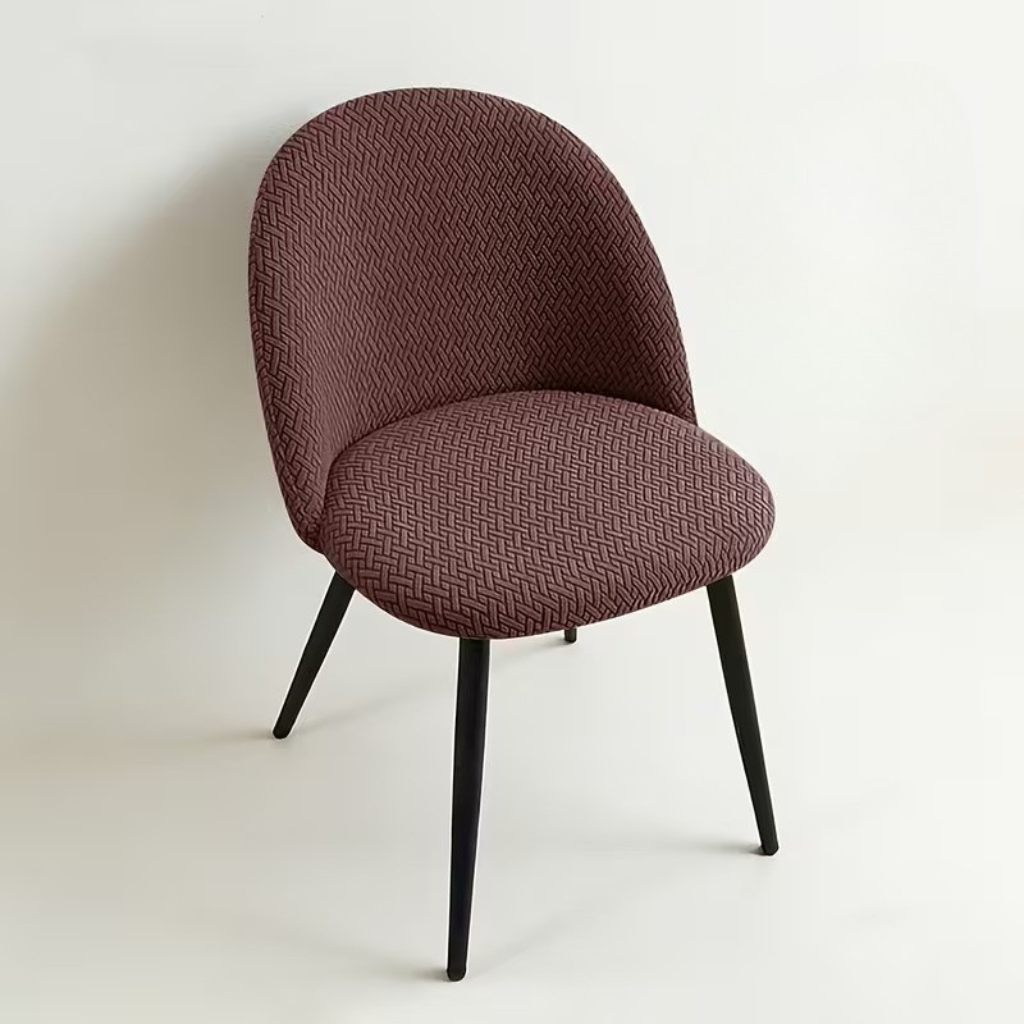 Lot de housses de chaise élastiques extensibles, modernes, unies, pour salle à manger, extensibles et protectrices | Sulvida