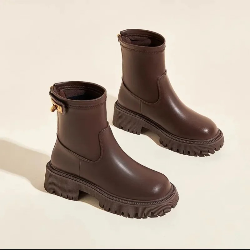 Bottines à fermeture éclair pour femme, décontractées, confortables, coupe classique, élégantes et stylées, pour tous les jours, en automne et en hiver | Sulvida