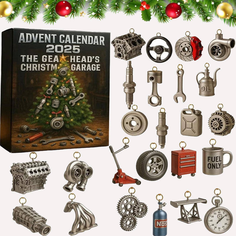 Garage Adventskalender 24 Minionderdelen Auto Kerst Countdown Kalender Mechanica Liefhebbers Decoratie Cadeau | Sulvida