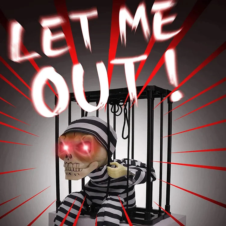 Halloween Spookkooi met Bewegingssensor Geluid en Licht – Griezelige Feestdecoratie voor Binnen en Buiten | Sulvida