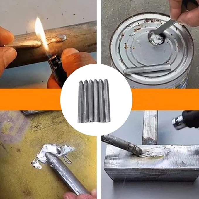 Lasstaven Aluminium voor Metaalreparatie zonder Lasmachine 10 Stuks Eenvoudig Zelfherstel Duurzaam Vakkundig | Sulvida