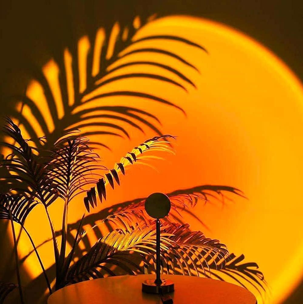 Zonsondergang Sfeerverlichting met 13 Kleuren Lichtmodi LED Projectielamp 360° Draaibaar Avondverlichting voor Woonkamer Slaapkamer | Sulvida