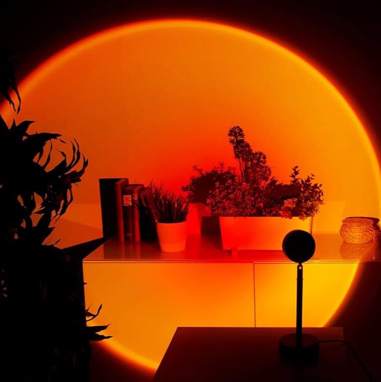 Zonsondergang Sfeerverlichting met 13 Kleuren Lichtmodi LED Projectielamp 360° Draaibaar Avondverlichting voor Woonkamer Slaapkamer | Sulvida