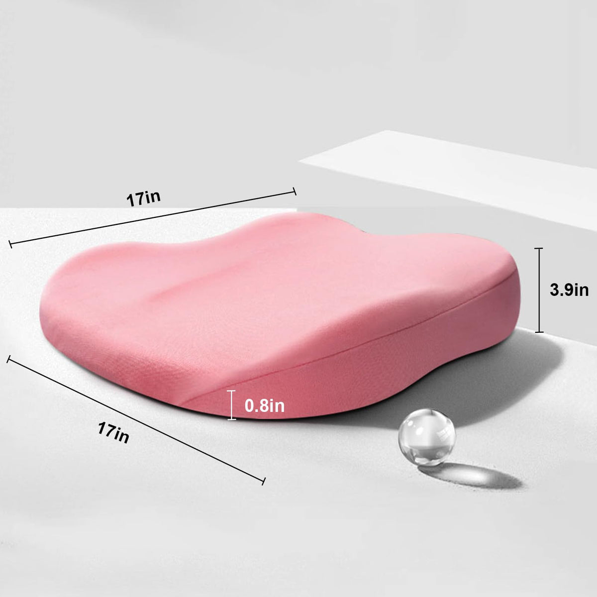 Verhogend Zitkussen Memory Foam Auto Ergonomisch Stoel Ondersteuning Comfort Rijden Autostoel Zitverhoger | Sulvida